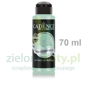 Farba akrylowa hybrydowa Cadence 70ml Light Green Zielona