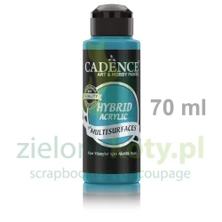 Farba akrylowa hybrydowa Cadence 70ml Turquoise niebieska