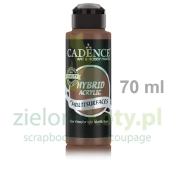 Farba akrylowa hybrydowa Cadence 70ml Light Brown brązowa