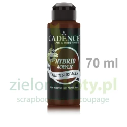 Farba akrylowa hybrydowa Cadence 70ml Chocolate brązowa