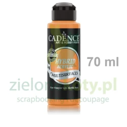 Farba akrylowa hybrydowa Cadence 70ml Light Orange pomarańczowa
