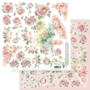Papier do scrabookingu 30x30 Alchemy Of Art The In Lace dodatki do wycinania