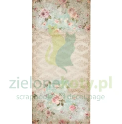 Okładka materiałowa Alchemy of Art In Lace 32x70cm vintage różyczki