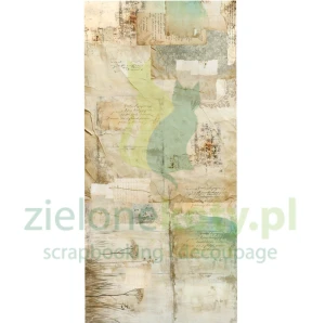 Okładka materiałowa Alchemy of Art Vintage Botanical 32x70cm pismo łąka
