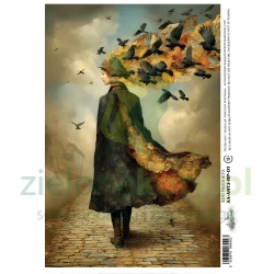 Papier ryżowy Alchemy Of Art A4 ART2 postać surrealizm