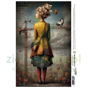 Papier ryżowy Alchemy Of Art A4 ART2 kobieta surrealizm