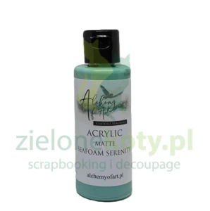 Farba akrylowa matowa Alchemy of Art Seafoam Serenity niebieska