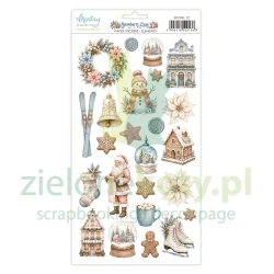 Naklejki papierowe Mintay Snowberry Lane elementy świąteczne