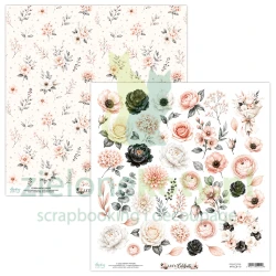 Papier do scrapbookingu 30x30 cm Mintay Let's Celebrate elementy do wycinania kwiaty