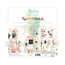 Zestaw papierów do scrapbookingu 20x20 cm Mintay Let's Celebrate