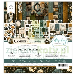 Zestaw papierów do scrapbookingu 30x30 cm Mintay Collection Set Cabinet of Curiosities