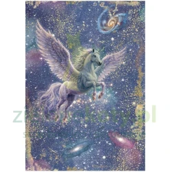 Papier ryżowy decoupage Stamperia A4 Cosmos niebo pegaz