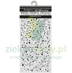 Szablon maska Stamperia 3D 12x25cm Cosmos Kleksy
