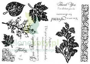 Stemple gumowe Creative Expressions Autumn leaves liście