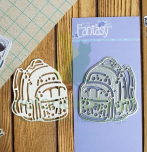 Wykrojnik Fantasy plecak szkoła podróże