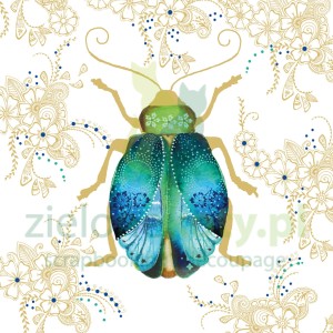 Serwetka 33x33cm Scrab żuk owady (133-2743)