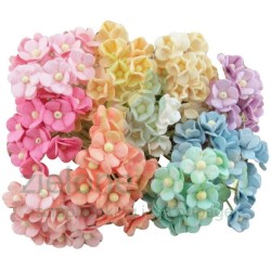 Kwiatki W.O.C. sweetheart zestaw 100szt mix pastelowe