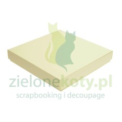Pudełko na kartkę  kwadratowe kremowe