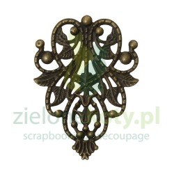 Metalowy ornament 4,8cm / 3szt. 