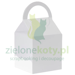 Torebka na exploding box 10cm biała