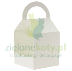 Torebka na exploding box 10cm kremowa opakowanie na prezent