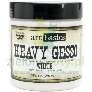 Gesso Prima Finnabair Art Basics Heavy White białe 250ml