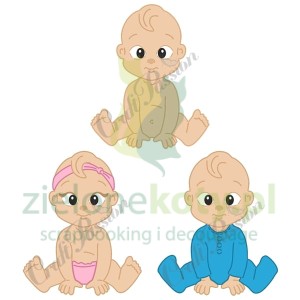 Wykrojnik Craft Passion Siedzące dziecko x