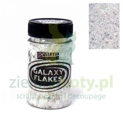 Płatki Pentart Galaxy Flakes Jupiter White
