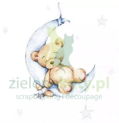 Serwetka 33x33cm miś na księżycu Leon (212135)