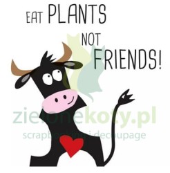 Serwetka 33x33cm krowa (1334021)