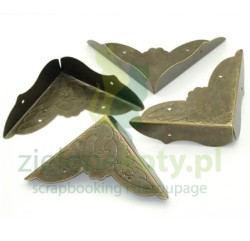 Metalowe narożniki do pudełka duże 4,5cm / 4 szt.