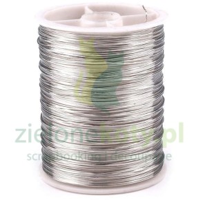 Drucik na szpulce 0,3mm / 10m srebrny 
