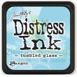 Tusz Distress Ink Mini Tumbled Glass niebieski