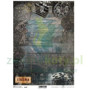 Papier ryżowy ITD decoupage A4 kino, film