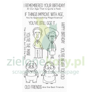 Stempel My Favorite Things Old Friends starzy przyjaciele