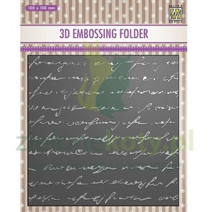 Folder do embossingu Nellies Choice pismo tło