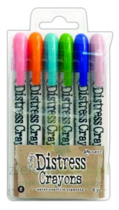Kredki Ranger Distress Crayons #6 zestaw 6szt