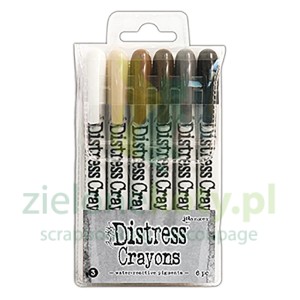 Kredki Ranger Distress Crayons #3 zestaw 6szt