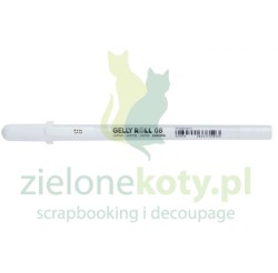 Pisak Sakura Gelly Roll Pen 0,4mm biały