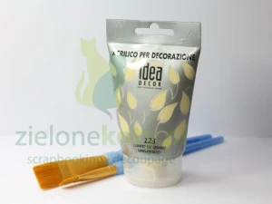 Farba akrylowa Maimeri Idea Decor 110ml  123 wheatfield kremowa x