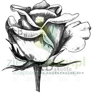 Stempel gumowy AB Studio róża 3cm mała