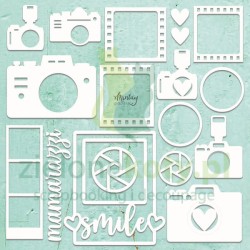 Wycinanka tekturka Mintay Chippies Zestaw Foto