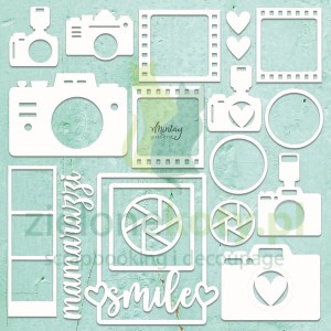 Wycinanka tekturka Mintay Chippies Zestaw Foto