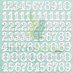 Wycinanka tekturka Mintay Chippies Zestaw Cyfry