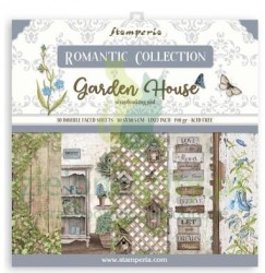 Zestaw papierów 30x30 Stamperia Romantic Collection Garden House