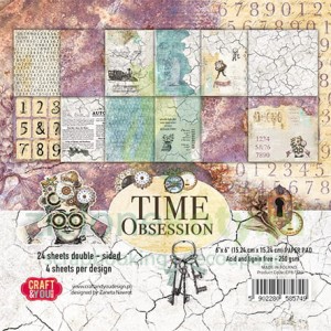 Zestaw papierów 15x15 Craft&You Time Obsession