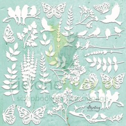 Wycinanka tekturka Mintay Chippies Zestaw Natura