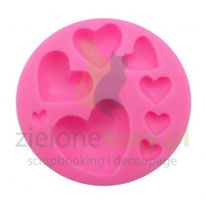 Forma foremka silikonowa Pentart serca x