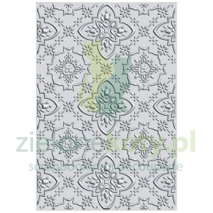Folder do embossingu Sizzix 3D Ornamental Motif ornament tło