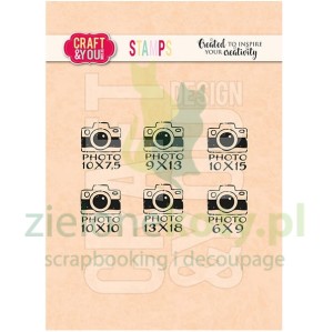 Stempel Craft&you Design Mini Cameras aparaty foto 